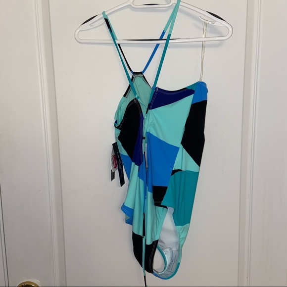 NWT La Blanca one shoulder one piece swimsuit - Picture 9 of 9